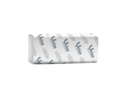 Veiro Professional Comfort бумажные полотенца в пачках V-сложение белые  2 слоя 21 х 16.2 см 220 листов